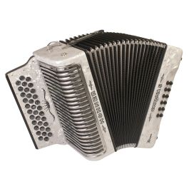 Hohner Corona II Xtreme 34-Button Accordion - Pearl White For Sale