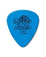 Jim Dunlop 418P100 Tortex Standard 1.0mm Picks - Blue - 12-Pack