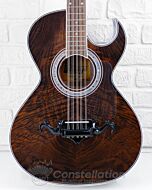 E.Pasaye Bajo Quinto M1 Cafe Maple Single Cutaway with SKB Hard Case and Pick-up