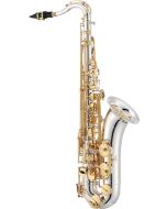 Jupiter JTS1100SG Bb Tenor Saxophone - Silver Plated with Gold-Lacquer Brass Keys