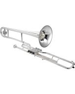 Jupiter JTB720VSQ Valve C Trombone - Yellow Brass Bell - Silver Plated