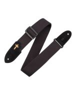 Levy's 2 inch Divine Worship Series Guitar Strap - Black