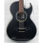 Jesus Sevillano C1 Bajo Quinto Single Cutaway with SKB Hard Case and Sound Hole Pickup - Matte Black
