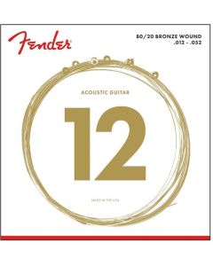 Fender 70L 80/20 Bronze Light Acoustic Guitar Strings