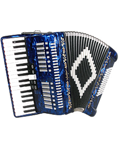 SofiaMari 34 Key and 72 Bass Piano Accordion - Dark Blue Pearl