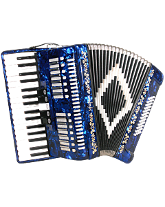 SofiaMari 34 Key and 48 Bass Piano Accordion - Dark Blue Pearl