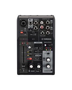 Yamaha AG03 3-Channel Live Streaming Loopback Audio USB Mixer