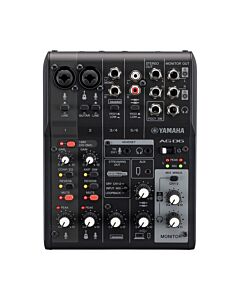 Yamaha AG06 6-Channel Live Streaming Loopback Audio USB Mixer