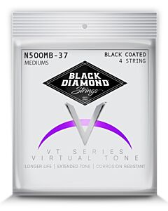 Black Diamond 500B Medium Electric Bass Guitar Strings - 4 String