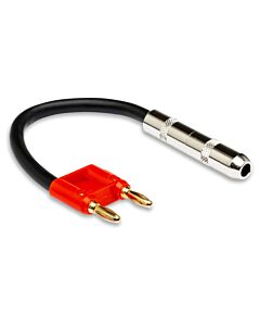 Hosa Speaker Adapter 1/4 in. TS Female to Dual Banana