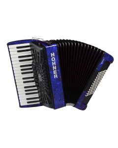Hohner Bravo III 72 Chromatic Piano Accordion 34 Key and 72 Bass - Dark Blue