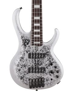 Ibanez BTB25TH5SLM - 5 String Electric Bass Guitar - Silver Blizzard Matte