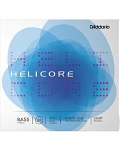 D'Addario Helicore Hybrid 3/4 Scale Light Tension Bass String Set