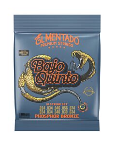 El Mentado Phosphor Bronze Premium Bajo Quinto Strings - Ball End