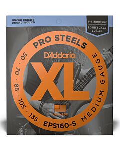 D'Addario EPS160-5 Medium 5-String Long Scale Bass Strings