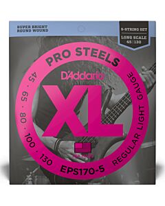 D'Addario EPS170-5 Regular Light Long Scale 5 Bass Strings
