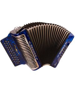Hohner Corona II Xtreme 34-Button Accordion - Dark Blue Pearl