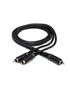 Hosa RCA to Dual RCA Y Cable - 3 foot
