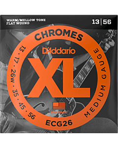 D'Addario ECG26 13-56 Chromes Medium Electric Guitar Strings