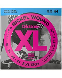 D'Addario EXL120+ XL Nickel Super Light Plus Electric Guitar Strings