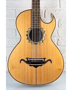 Sevillano Classic C1 Bajo Quinto Single Cutaway with Hard Case and Sound Hole Pickup - Natural