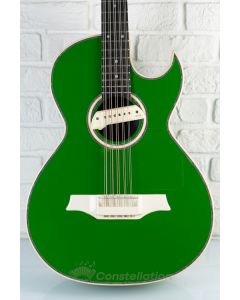 Sevillano C1 Bajo Quinto Single Cutaway with SKB Hard Case and Sound Hole Pickup - Green