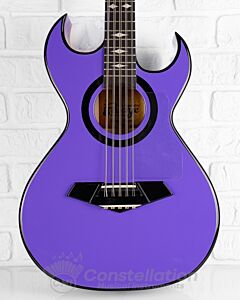 E.Pasaye Bajo Quinto S2 Double Cutaway with Hard Case and Pickup - Purple