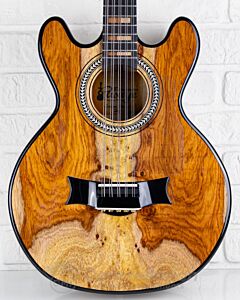 E.Pasaye Bajo Quinto Double Cutaway Wood with Hard Case and Pickup - Natural