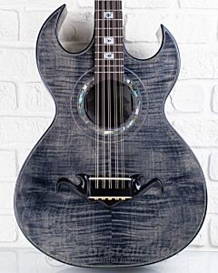 Sevillano M2 ACE Bajo Quinto Quilted Maple Double Cutaway with Hard Case and Pickup