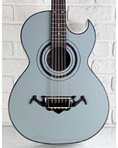 Sevillano C1 Bajo Quinto Single Cutaway with SKB Hard Case and Sound Hole Pickup - Grey