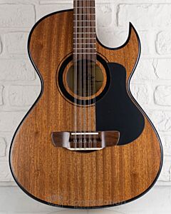 Del Rio Bajo Quinto with Sound Hole Pickup and SKB Case - Single Cutaway - Wood Gloss Finish
