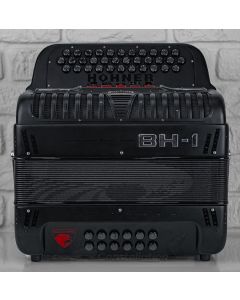 Hohner Anacleto BH1 Black Hawk - 5 Switch - Compact Size Accordion