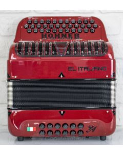 Hohner Anacleto El Italiano - 5 Switch - Super Compact Accordion - Red