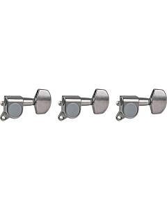 Golden Gate F-2070 Acoustic Guitar Tuners – 6 Individual (3+3) – Nickel