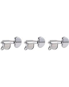Golden Gate F-2201 Acoustic Guitar Tuners – 6 Individual (3+3) – Chrome