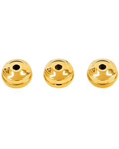Bach Heavy Weight Trumpet Valve Caps - Gold Plated