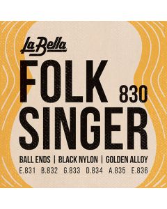 La Bella Folk Singer 830 Nylon Guitar Strings