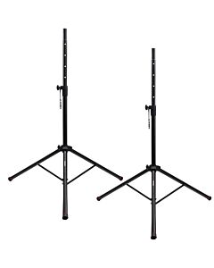 Gator Frameworks Standard Aluminum Speaker Stand - 2 Pack w/Carry Bag