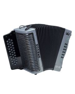 Hohner Corona C-II Silver Rainbow Diatonic 31-Button Accordion