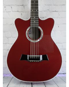Sevillano R2 Bajo Quinto Double Cutaway with EMG Pick-up and SKB Case - Candy Apple Red