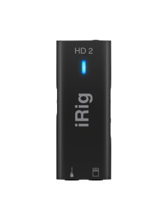 IK Multimedia iRig HD 2 Portable USB Audio Interface for Guitar and Bass