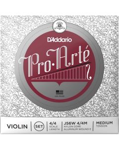 D'Addario Pro Arte J56W 4/4 Scale Medium Tension Violin String Set