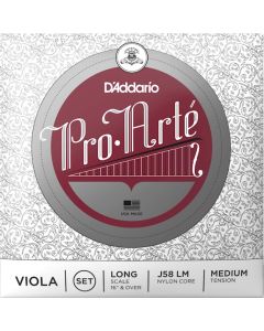 D'Addario Pro Arte J58 LM Long Scale Medium Tension Viola String Set