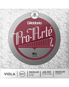 D'Addario Pro Arte J58 MM Medium Scale Medium Tension Viola String Set