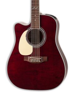 Takamine JJ325SRC-12LH Gloss Stain - 12 String Acoustic Electric Guitar - Left Handed