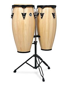 Latin Percussion LP646NY-AW City 10″ and 11″ Conga Set - Natural