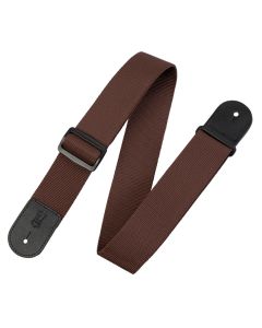 Levy's 2 inch Single Tone Series Polypropylene Guitar Strap - Brown