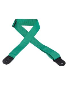 Levy's 2 inch Single Tone Series Polypropylene Guitar Strap - Green