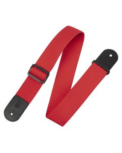 Levy's 2 inch Single Tone Series Polypropylene Guitar Strap - Red