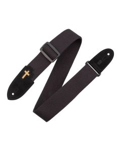 Levy's 2 inch Divine Worship Series Guitar Strap - Black